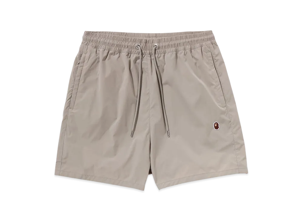 A BATHING APE One Point Relaxed Fit Water Shorts "Beige"