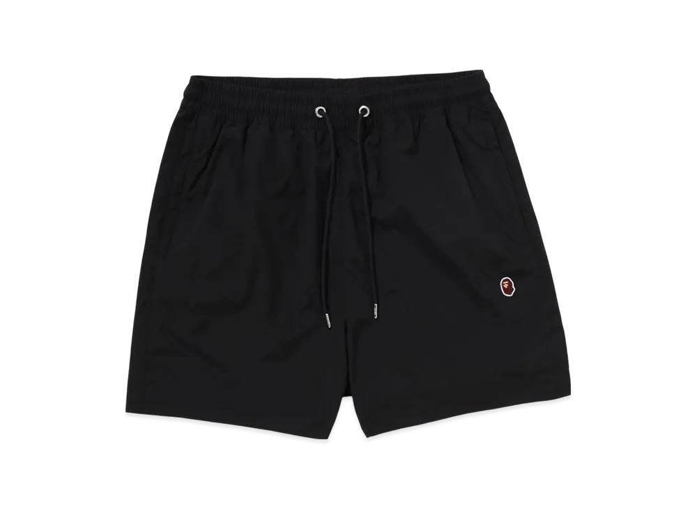 A BATHING APE One Point Relaxed Fit Water Shorts "Black"