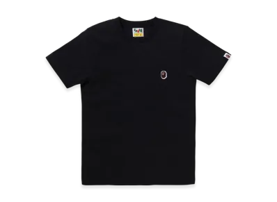 A BATHING APE Ape Head One Point Tee #1 "Black"