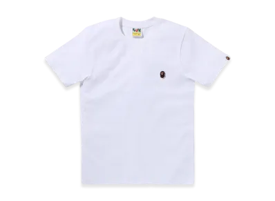 A BATHING APE Ape Head One Point Tee #2 "White"