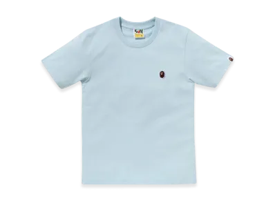 A BATHING APE Ape Head One Point Tee #2 "Sax"