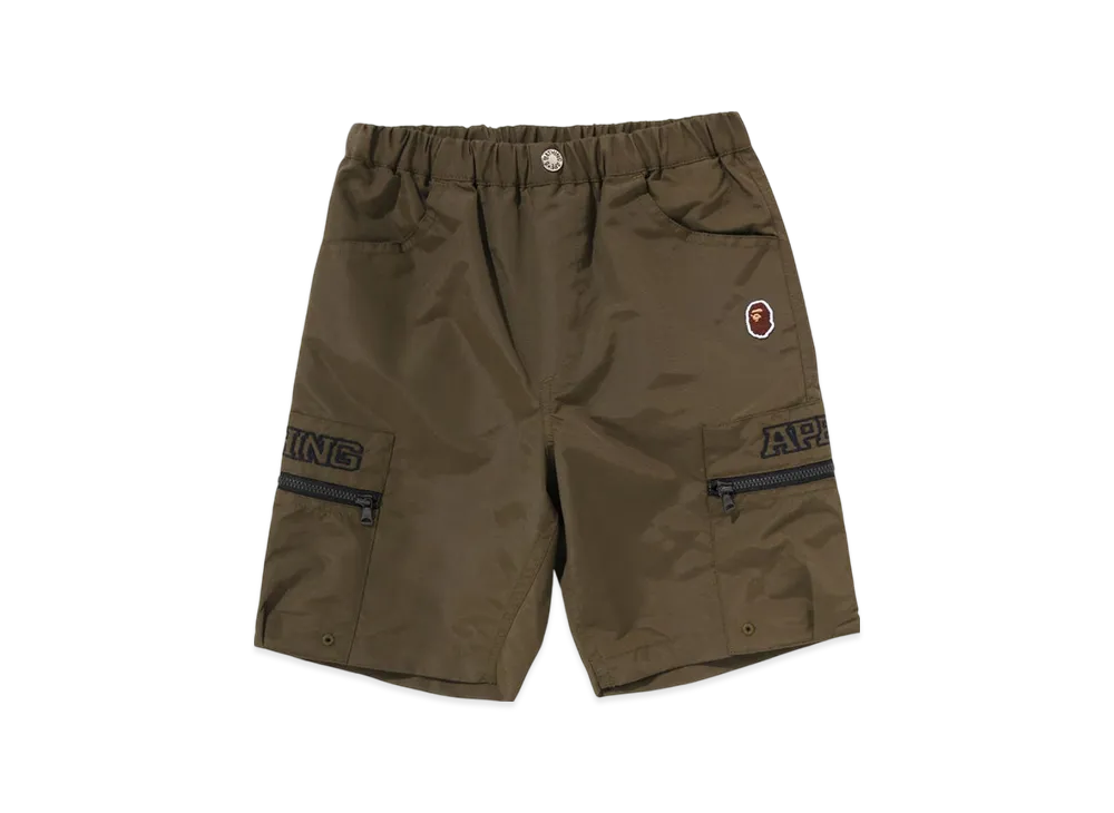 A BATHING APE Bape Nylon Shorts "Olivedrab"
