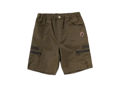 A BATHING APE Bape Nylon Shorts "Olivedrab"