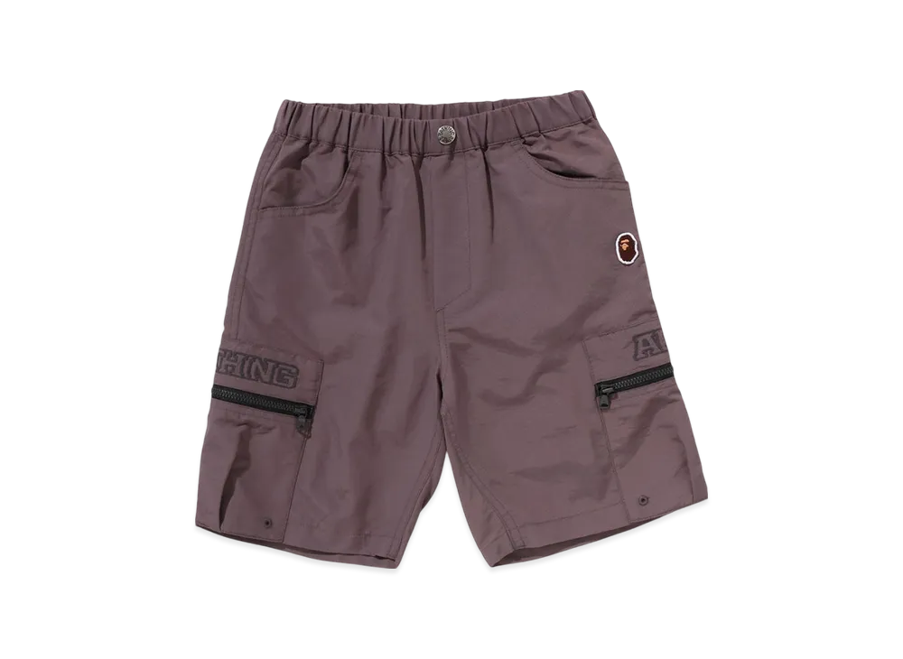 A BATHING APE Bape Nylon Shorts "Brown"