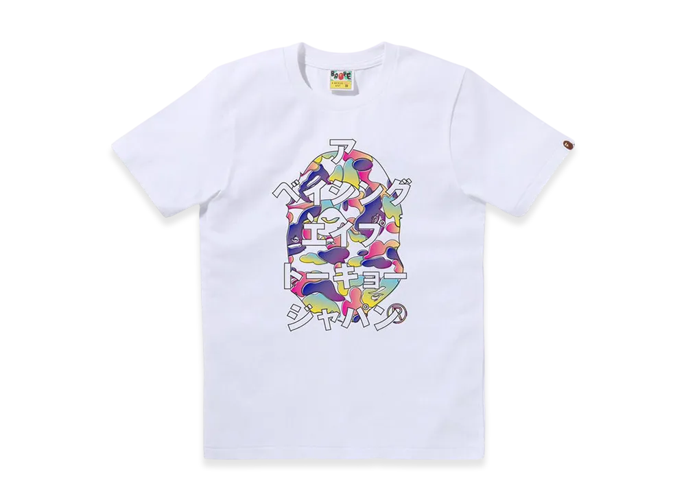A BATHING APE Bape Katakana Tee "White"