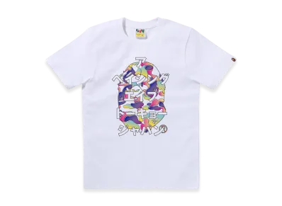 A BATHING APE Bape Katakana Tee "White"