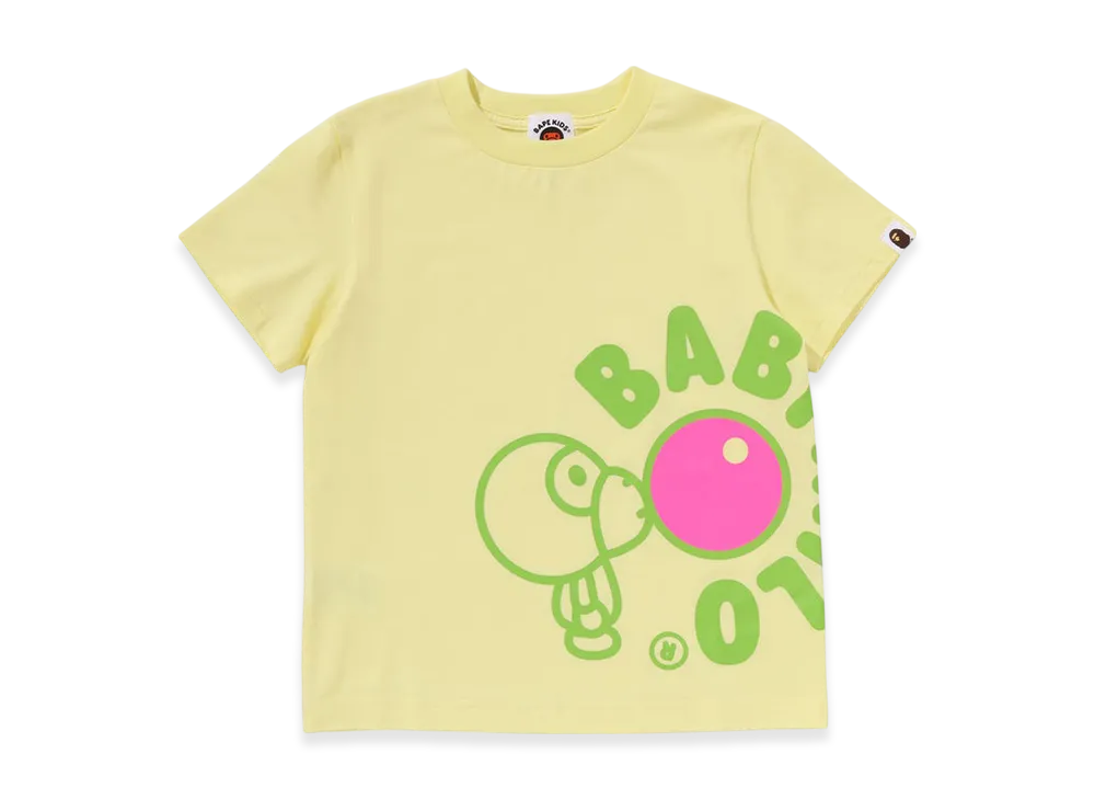 A BATHING APE Baby Milo Bubble Gum Tee "Yellow"