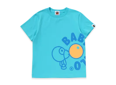 A BATHING APE Baby Milo Bubble Gum Tee "Sax"