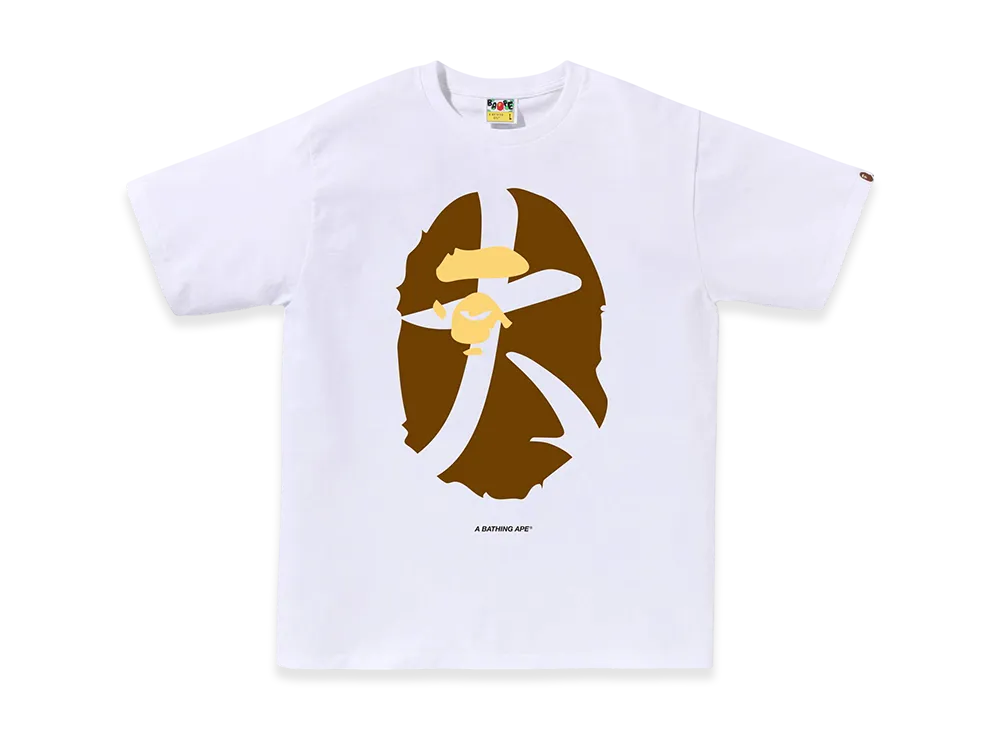 A BATHING APE Kids Ape Head Osaka Tee "White"