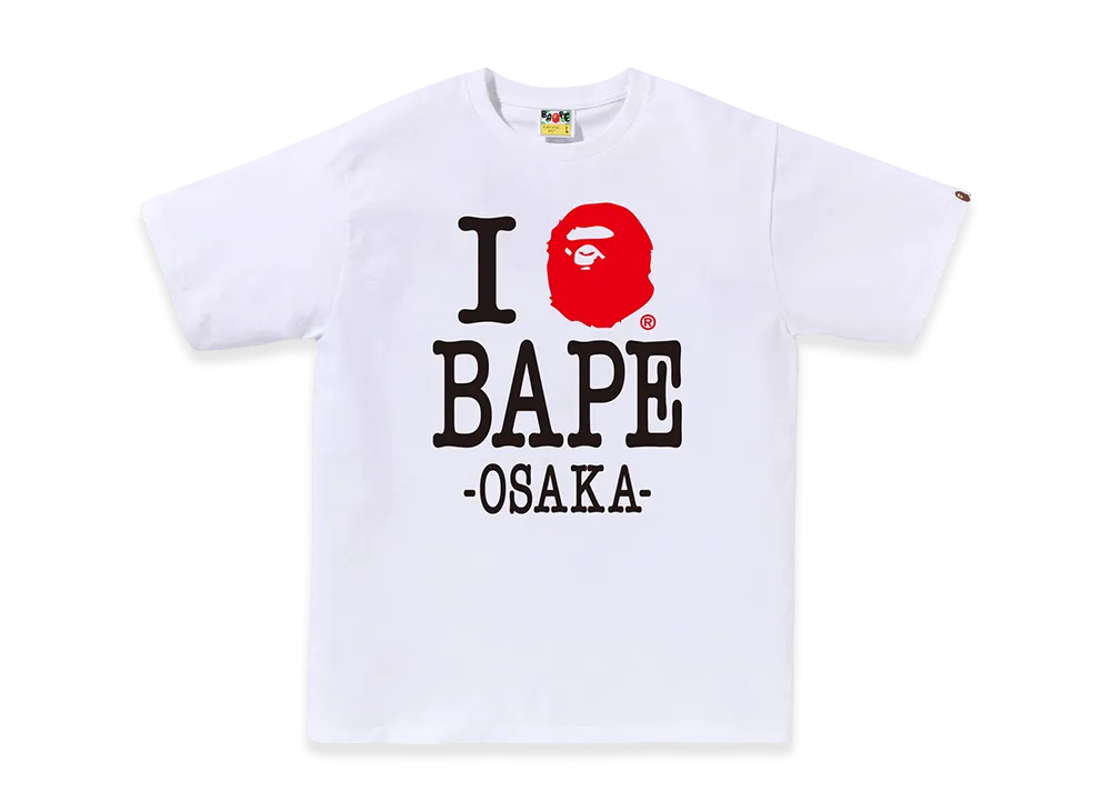 A BATHING APE I Love Bape Osaka Tee "White"