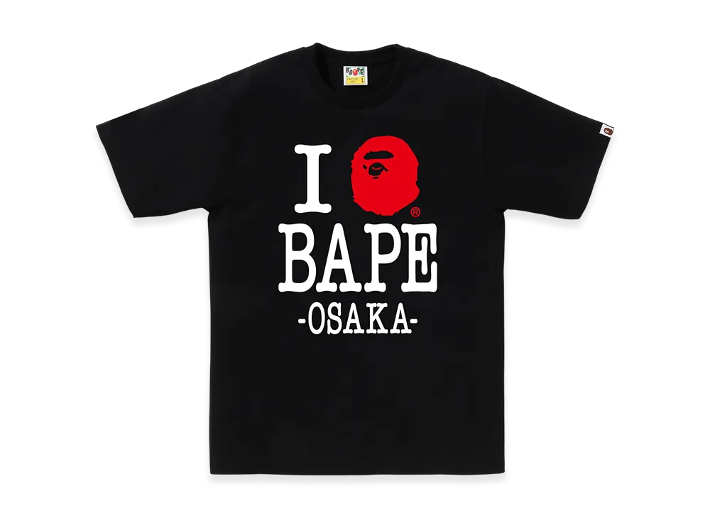 A BATHING APE I Love Bape Osaka Tee "Black"