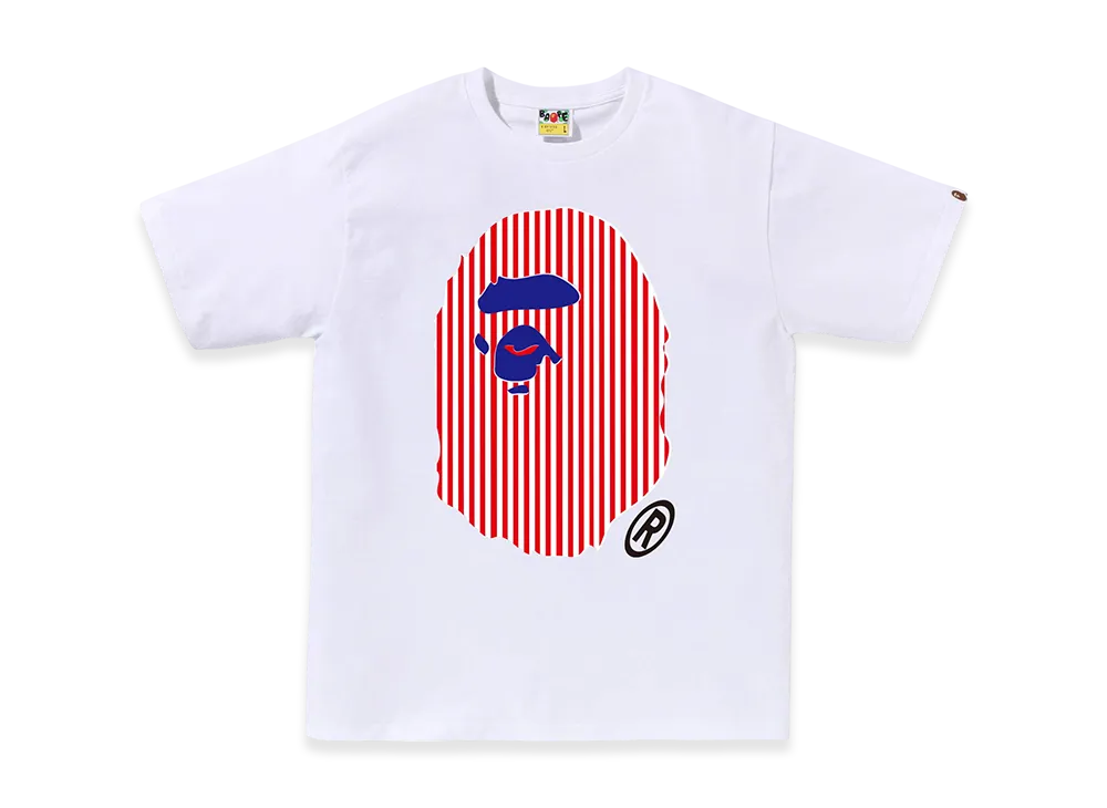 A BATHING APE Osaka Ape Head Tee "White"