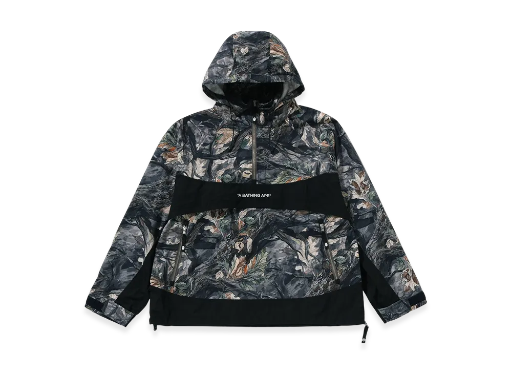 A BATHING APE Tree Edge Camo Anorak Jacket "Brown"