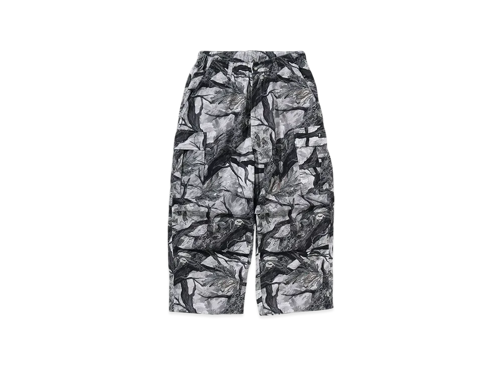 A BATHING APE Tree Edge Camo Cargo Pants "White"