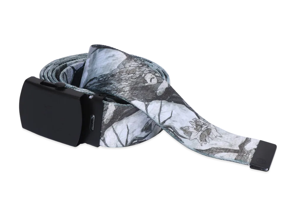 A BATHING APE Tree Edge Camo Gi Belt "White"