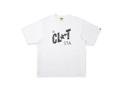 A BATHING APE x CLOT Sta Relaxed Fit Tee Juice Store Only "White"
