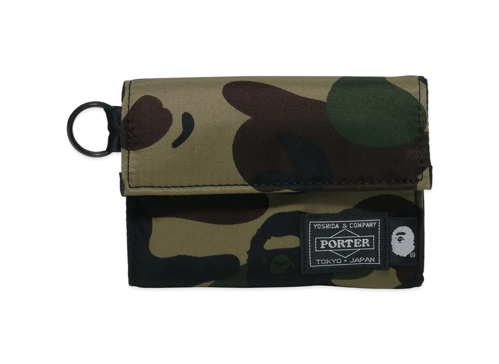 A BATHING APE x PORTER 1st Camo Wallet 