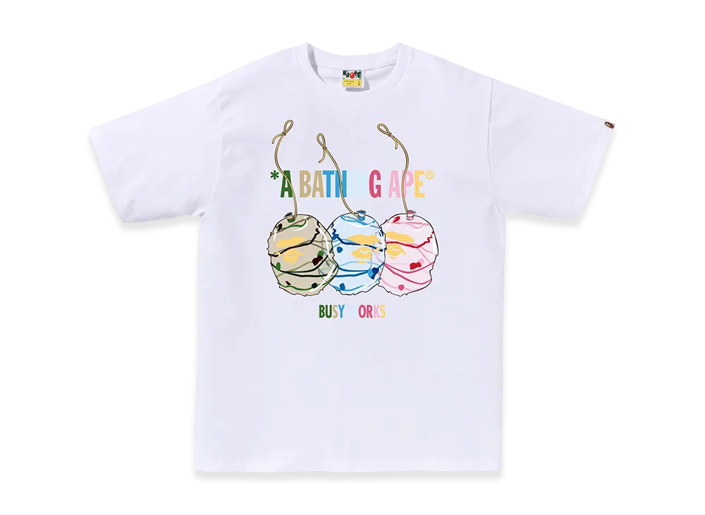 A BATHING APE Water Yoyo Ape Head Tee "White"