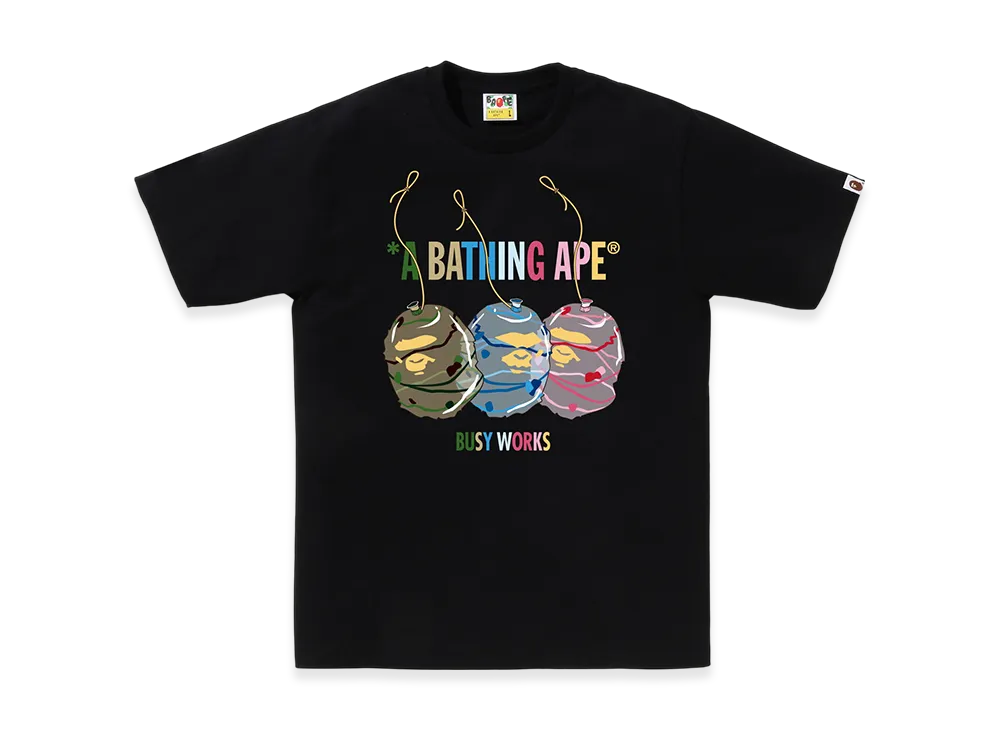 A BATHING APE Water Yoyo Ape Head Tee "Black"