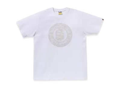 A BATHING APE Umeda Solid Camo Busy Works Tee "White"