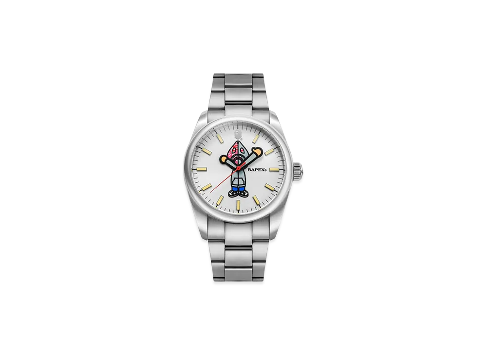 A BATHING APE Type 7 Bapex Shark Seijin "Silver"