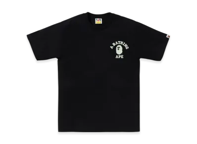 A BATHING APE College Ats Tee Mens "Black"