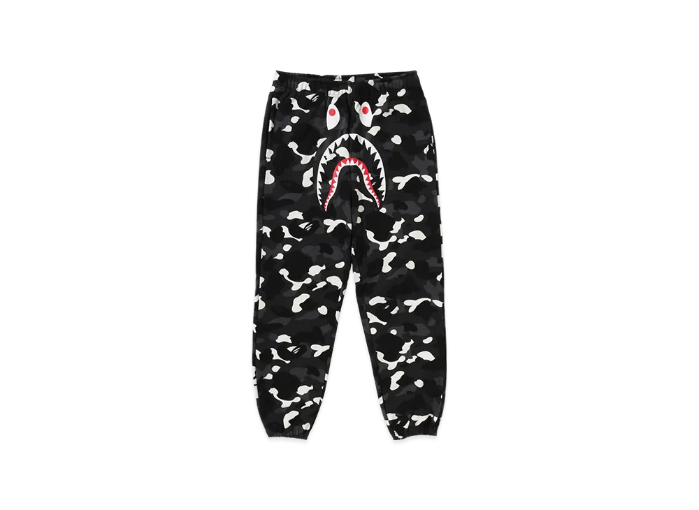 A BATHING APE Shark Relaxed Fit Sweatpants Mens "Black"