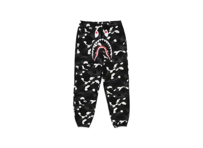 A BATHING APE Shark Relaxed Fit Sweatpants Mens "Black"