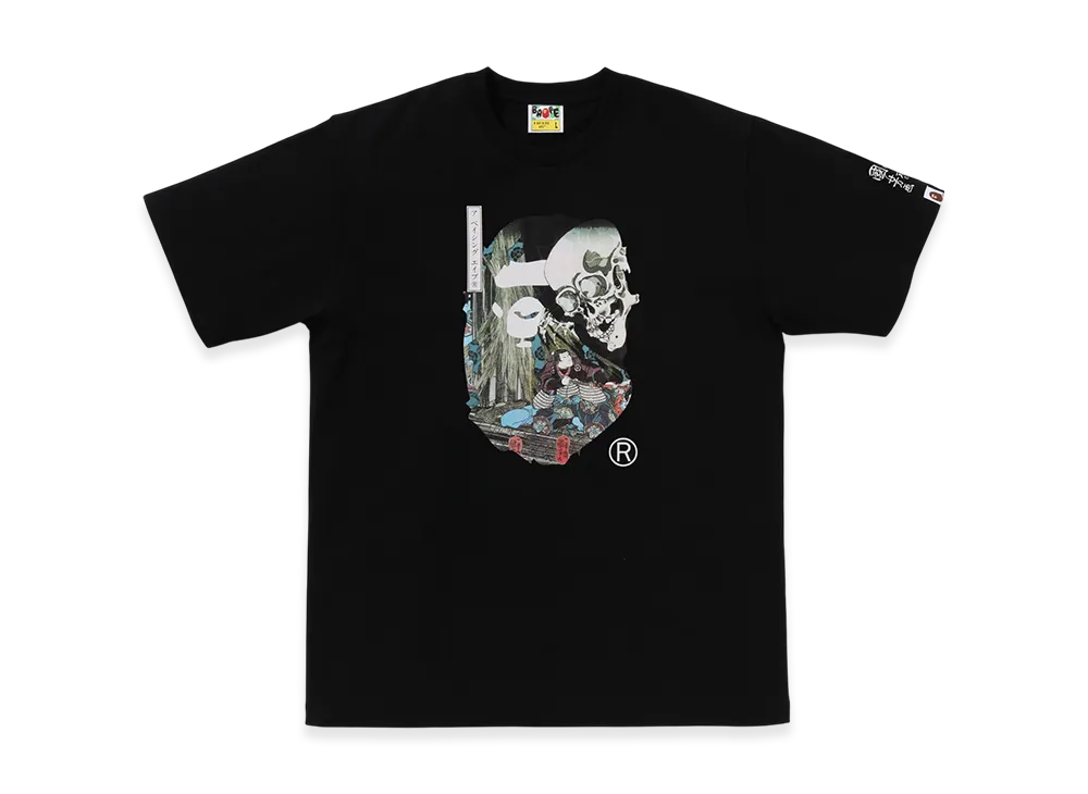 A BATHING APE x UKIYO-E Ape Head Tee #3 "Black"