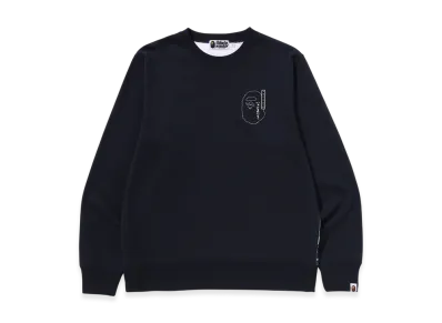 A BATHING APE x UKIYO-E Crewneck #1 "Navy"