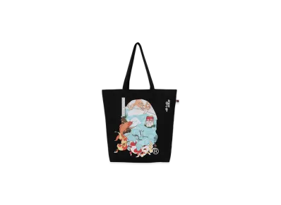 A BATHING APE x UKIYO-E Tote Bag "Sax"