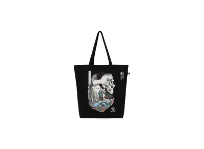 A BATHING APE x UKIYO-E Tote Bag "Black"