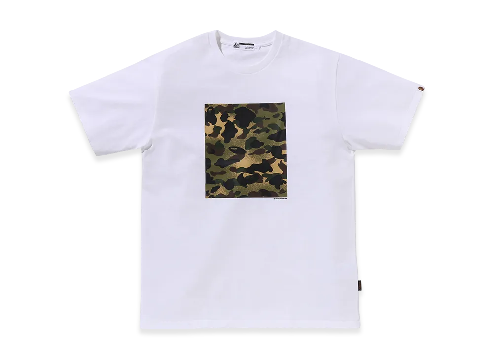 A BATHING APE Mixed 1St Camo Tee M Bape Legacy "White"