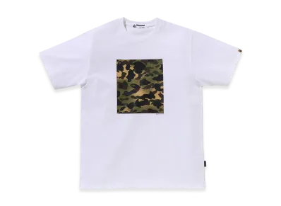 A BATHING APE Mixed 1St Camo Tee M Bape Legacy "White"
