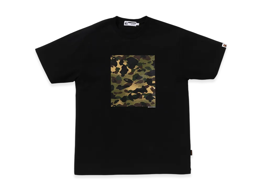 A BATHING APE Mixed 1St Camo Tee M Bape Legacy "Black"
