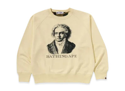 A BATHING APE Bathing Ape Crewneck Sweatshirt M Bape Legacy "Ivory"