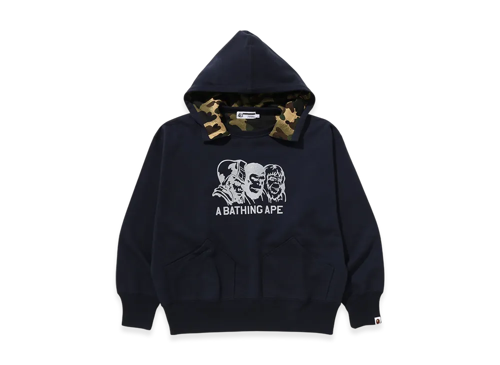 A BATHING APE Double Face Pullover Hoodie M Bape Legacy "Grey"