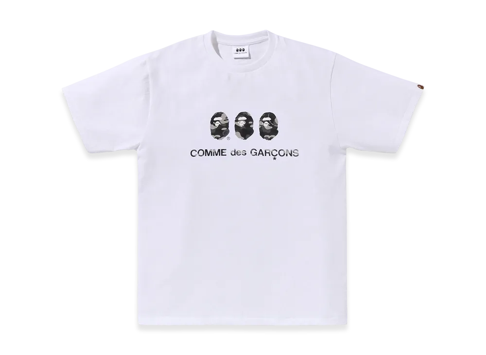 エイプ ×コムデギャルソン 大阪5周年記念 Tシャツ【SizeL】ホワイト エイプ ×コムデギャルソン 大阪5周年記念 Tシャツ【SizeL