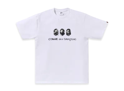 A BATHING APE x COMME des GARCONS OSAKA Tee #1 "White"