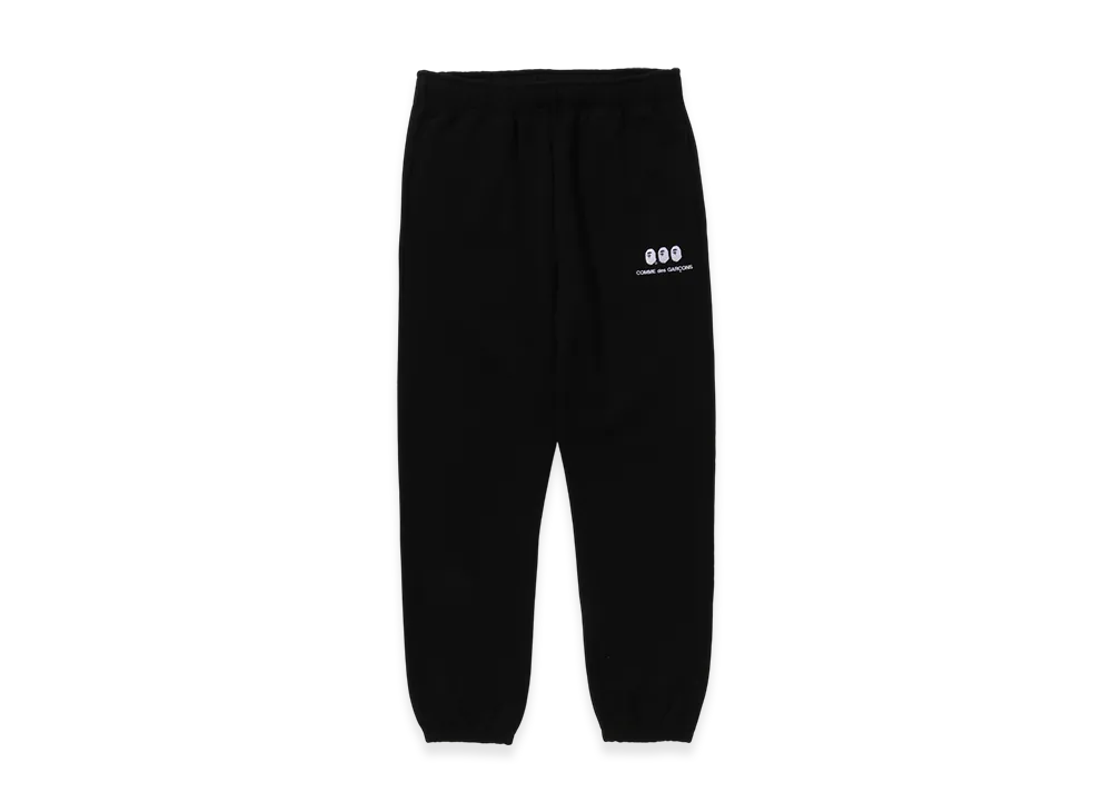 A BATHING APE x COMME des GARCONS OSAKA Sweat Pants "Black"