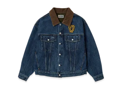 A BATHING APE x MOUSSY Over Denim Jacket "Dark Blue"