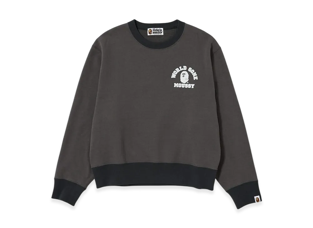 BP/MS RELAXED FIT クルーネック MOUSSY APE MOUSSY | BP/MS RELAXED FIT クルーネック (スウェット・パーカー