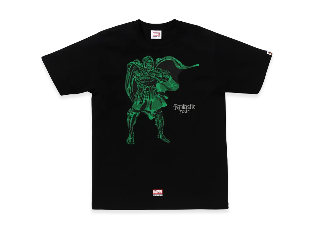 A BATHING APE x MARVEL FANTASTIC FOUR Dr.Doom Tee "Black"