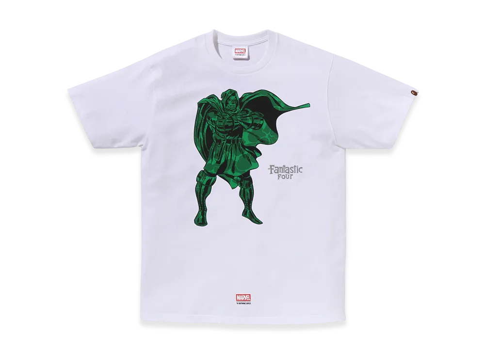 A BATHING APE x MARVEL FANTASTIC FOUR Dr.Doom Tee "White"