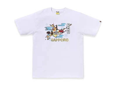 A BATHING APE Sapporo Daimaru Tee "White"