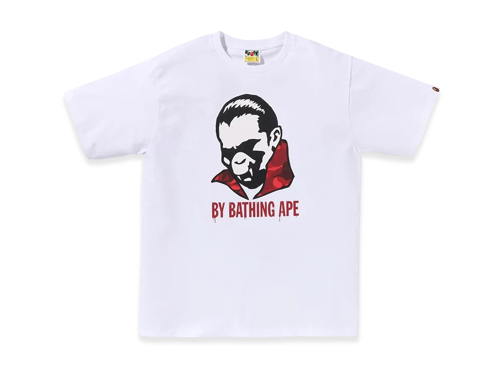A BATHING APE Vampire Tee "White"