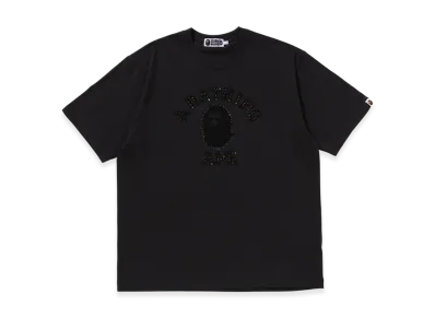 A BATHING APE College Relaxed Fit Tee "Black"