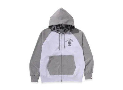 A BATHING APE Bape Relaxed Fit Zip Hoodie "Grey"