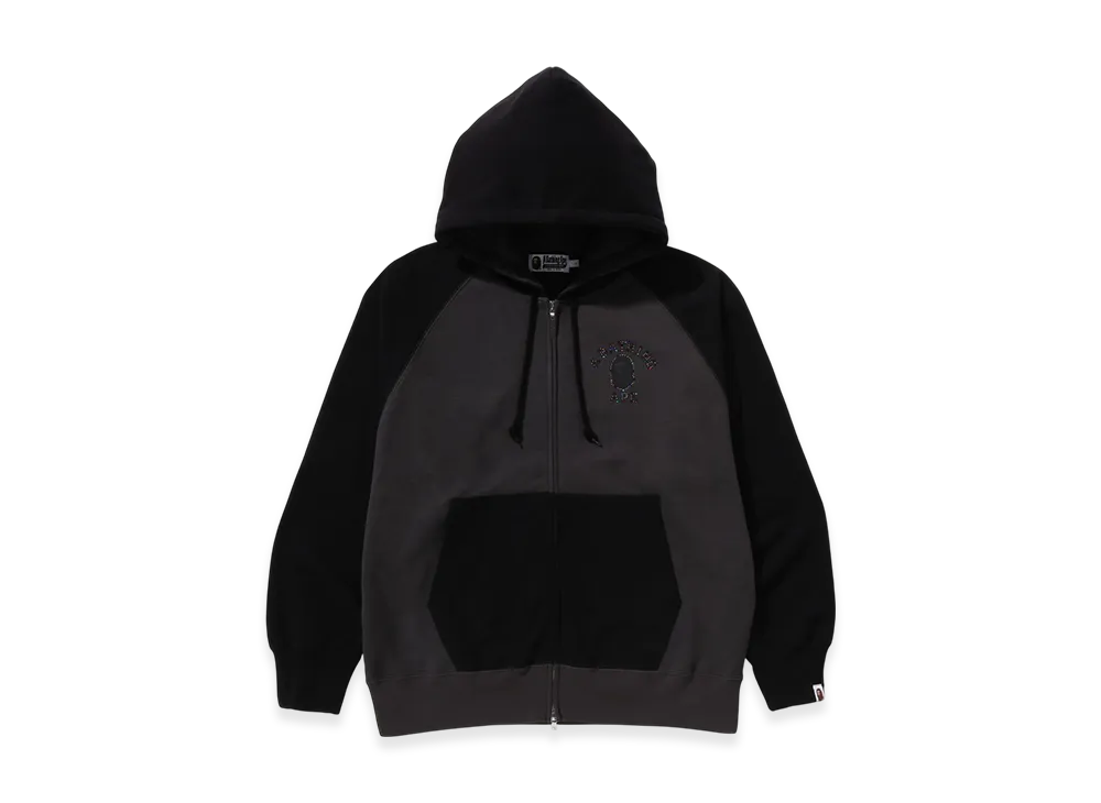 A BATHING APE Bape Relaxed Fit Zip Hoodie "Black"