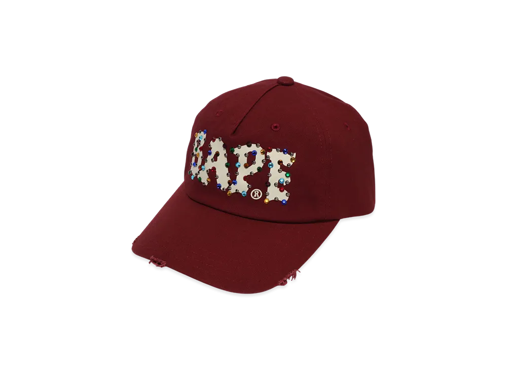 A BATHING APE Panel Cap "Burgundy"